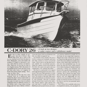 C Dory 26 Article Page 1