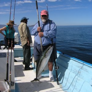 Media 'We caught four yellowtail, one for each of us.' in album 'The L-Dory in Chula Vista KOA'