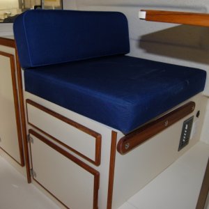 Media '(FaC-Dory Guy) Port side dinette and hanging locker (Tomcat)' in album '(FaC-Dory Guy) Deception Pass Photo Shoot front view'