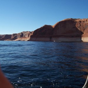 Some where in the Escalante River Arm on the way to Explorer Canyon 9-26