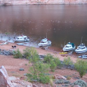 More photos of boats on the beach at Explorer Canyon 9-26