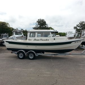 Picking up New boat up in Mass.