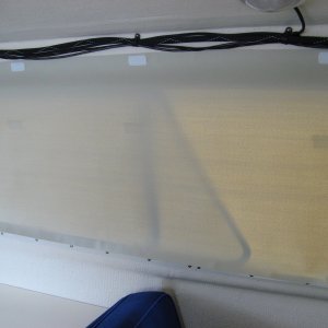 Media 'Three tabs at top to hold up large window shade when rolled' in album 'hook side pieces on frame'
