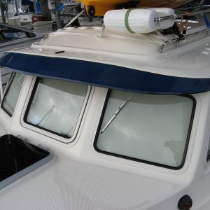 Media 'beige color blends with boat color well' in album 'hook side pieces on frame'