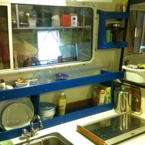 Media 'Final Plate/Cup holder out of Starboard.' in album 'Test rack behind sink.'