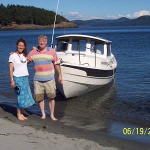 Daughter Tara who teaches in Bellingham and prefers kayaking