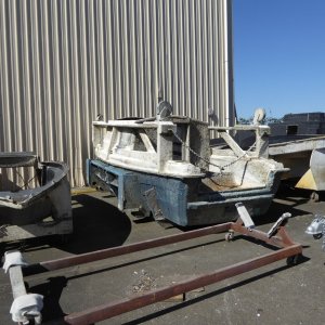 This is the original 22' Cruiser mold. The current mold is inside the factory.