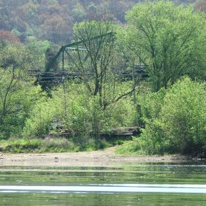 Media '\"Yesteryears\" Cumberland River Ferry..in the weeds...Sad' in album 'Upper Cumberland River Apr07'