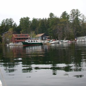 Media '(CTYankee) Y-Landing Marina' in album 'The "dories" awaiting the start of a Winnipesaukee cruise at the Y Landing Marina.'
