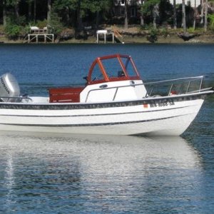 1993 C-Dory center console (console, etc. added recently)