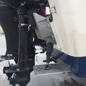 Uploaded to show clearance between kicker and trim tab