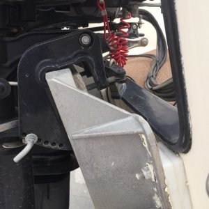 Uploaded to show clearance between kicker and trim tab