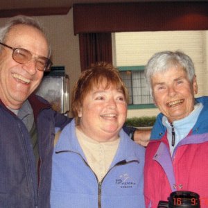 (Ruth & Joe) An extra photo of Patty (Daydream) between Bill & El (Halcyon)