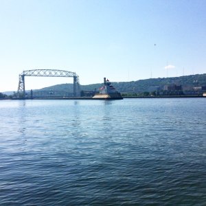 August 2018 entrance to Duluth Harbor