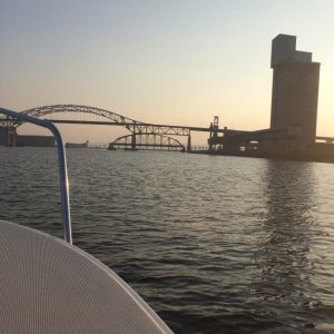 August 2018 Leaving Duluth Harbor toward St Louis River