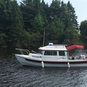 August 2018 anchorage near Portage Lake