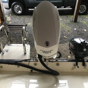 Media 'New ladder and kicker hard mount' in album 'Garmin Echomap (left), 742XS (right)'