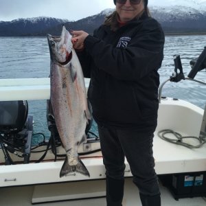 Theresa & 17# white king!! 03-24-19