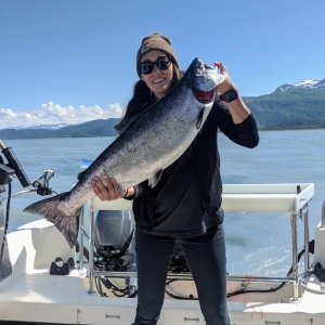 Dr. Kay Sturm & her first king of 2020

 19# White feeder King