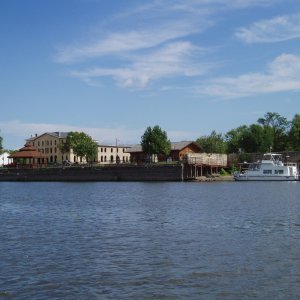 Part of Prairie du Chein,WI,waterfront