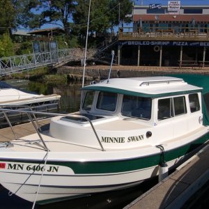 That deck in the background often has docking critics on it.