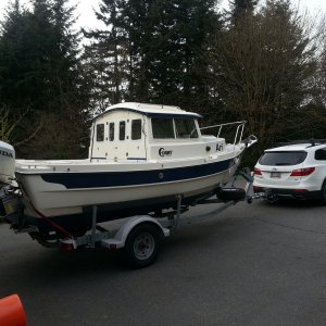 Media 'There is the real tow vehicle.  Long wheel base Hyundai Sante Fe' in album '20131228 120922'