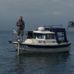 Trolling motor is magic for Lings and Rockfish (normally steer from cockpit with remote)