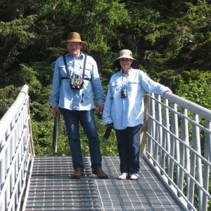 Port Fredrick forest service dock.  Ready for walk in very high bear area.