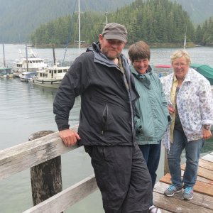 Good times at Warm Springs Bay, Baranof Island.