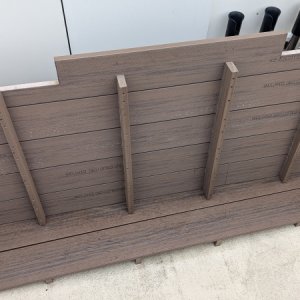 Cockpit deck floor - underside of removable section