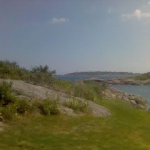Overlooking Little Misery and Bakers Island (Salem Harbor).