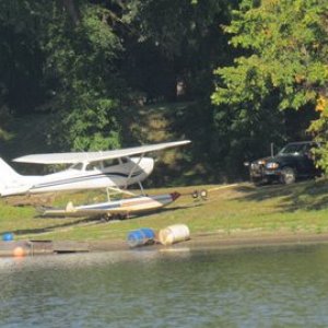 Crazy, I thought boats on the river were a problem, now this