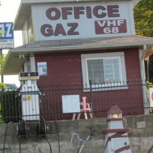 Gaz is gas in French I believe. Everything is French even the radio music French. Pretty cool!