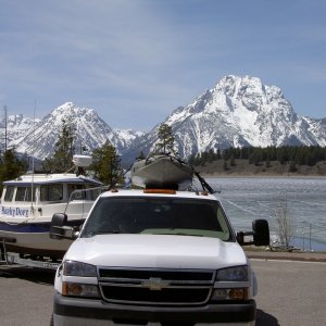 ice on Jackson Lake-Teton National Park