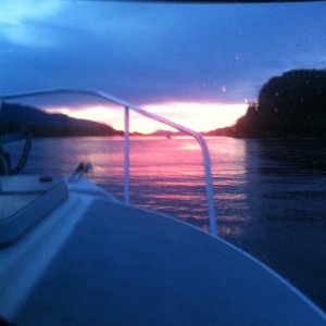 Heading home via west channel