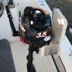 Media 'IMG 1214' in album 'This is where we carry our 3.5HP 4 stroke merc when we take the dinghy'