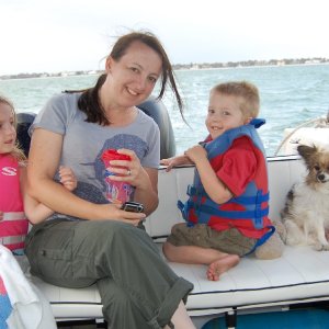 Both of Judy's Babies...Jenny and Daisy and grandchildren Emma and Jack