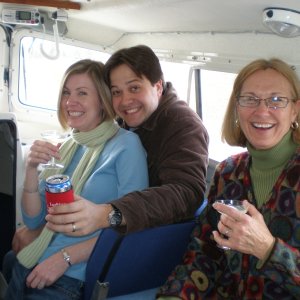 Leslie, Bill, and Ruthie. We're havin' fun!