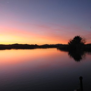 sunset Squaw Lake