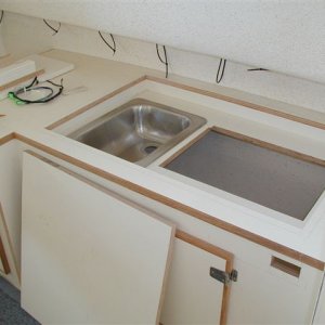 "Hidden" galley.  Seating will go over the top.  Must be Luna-C.