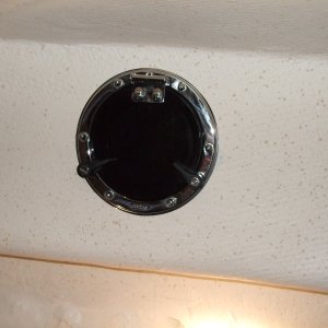 Media 'Interior shot of Port installed' in album 'Initial hole cut for port'