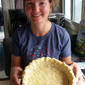 Raining day baking in Ketchikan