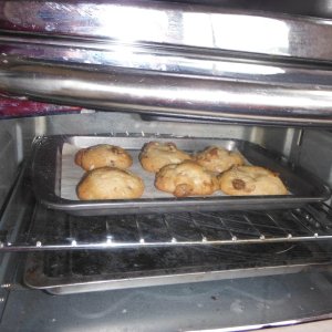 Fresh chocolate chip cookies always available