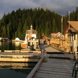 8-17 Safely tucked into Sullivan Bay for a few days to recuperate from the 2 day trip from Ketchikan to Sullivan Bay