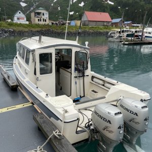 First trip to Whittier for sea trial