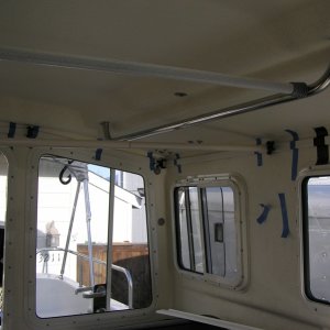 Wood trim for curtain traicks