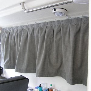 Curtains...finally.