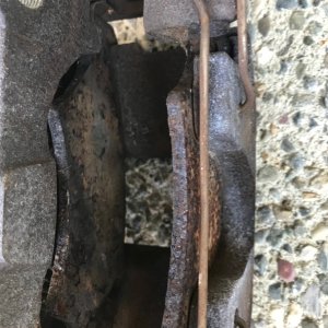 UFP brand brakes.  Rusted beyond saving.