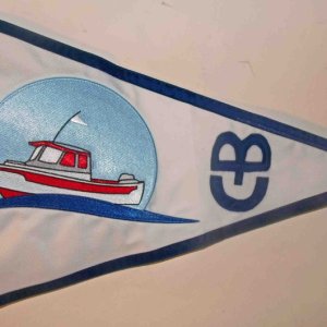 Media 'New C-B Burgee' in album 'First launch as Red Top at Lawson Creek Park, New Bern, NC'