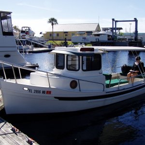 Tug in harbor